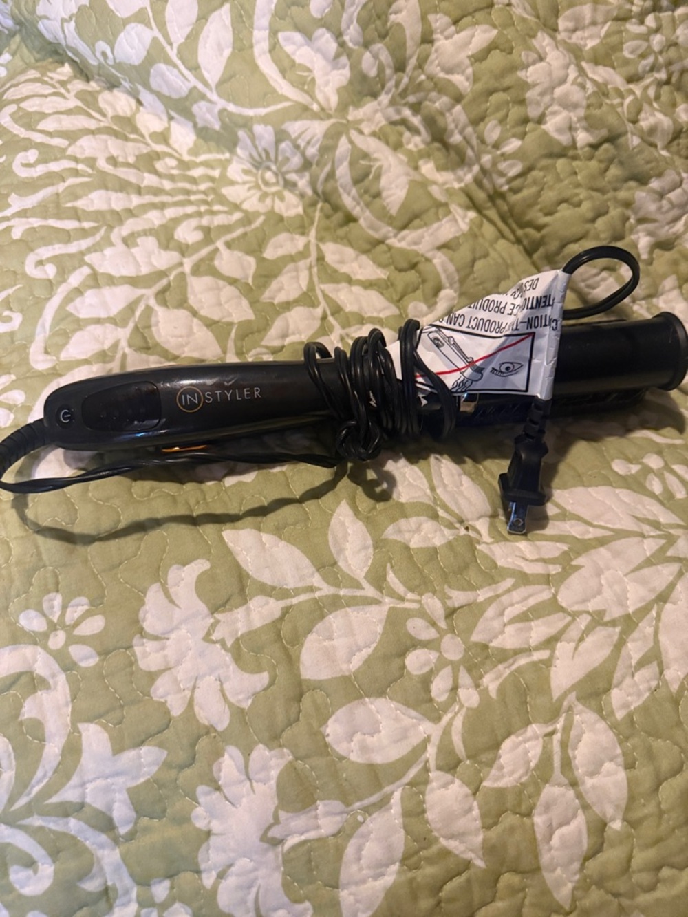 InStyler Black Ceramic Hair Straightening & Styling Iron